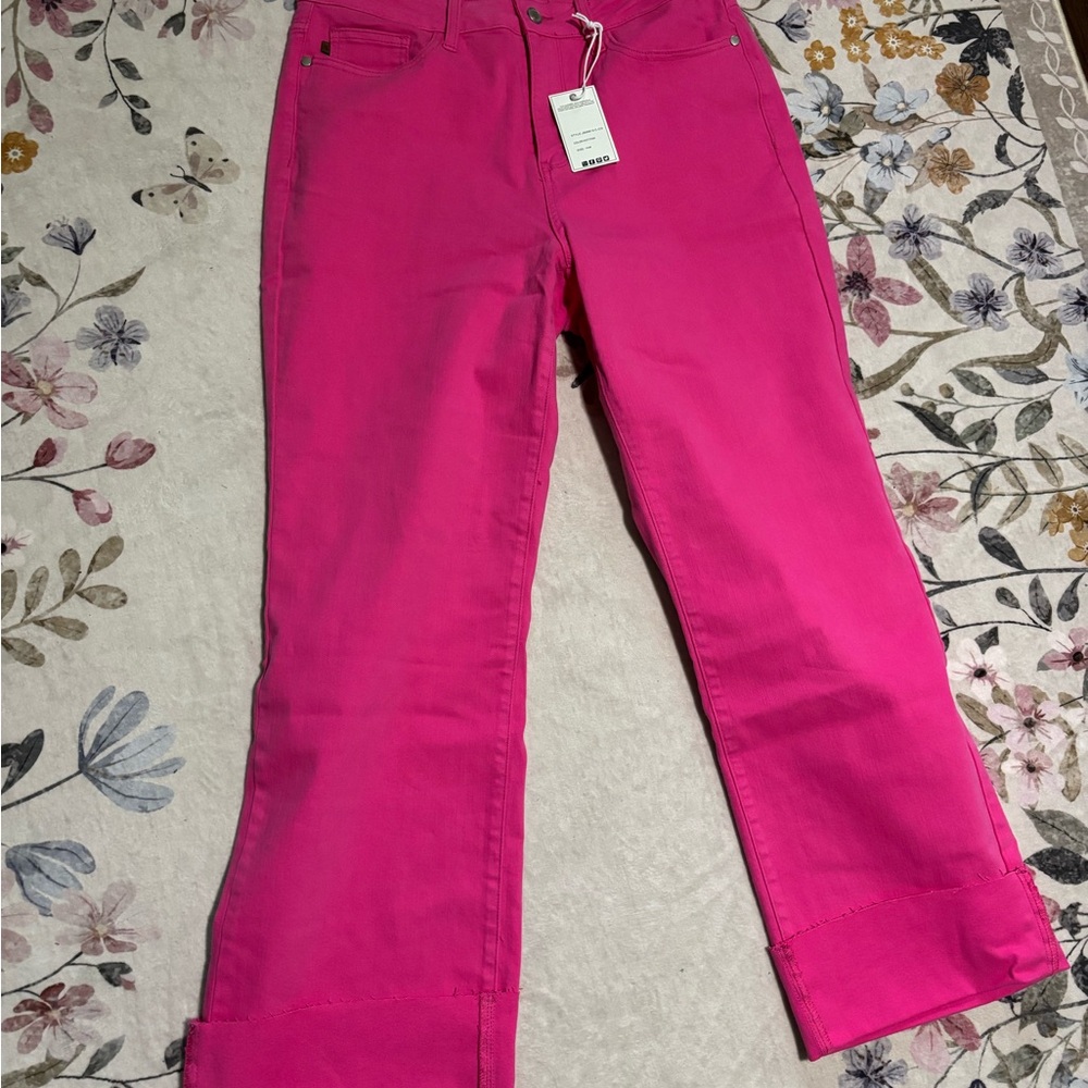 Judy Blue Hot Pink Jeans